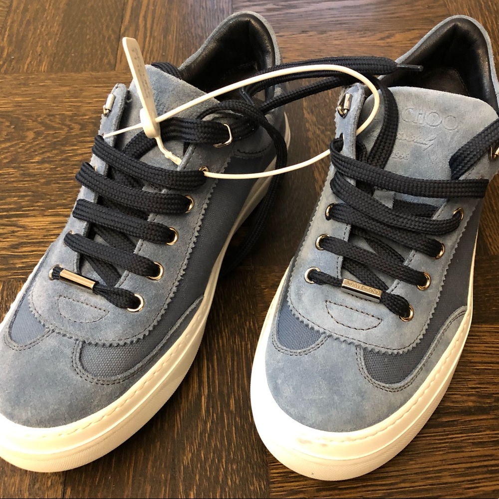 Jimmy Choo ace sneaker suede and canvas size 40.5